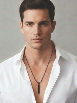 I Jewels - Black Alloy Statement Necklace