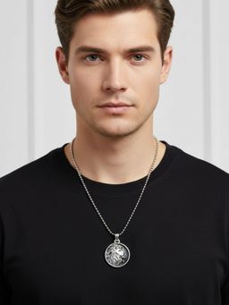 I Jewels - Silver Alloy Statement Necklace