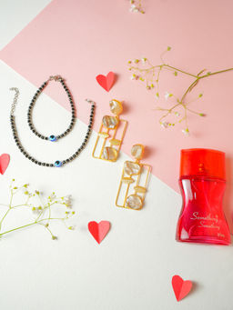 VIRAASI - Valentine Evil Eye Jewellery- Perfume Gift Set