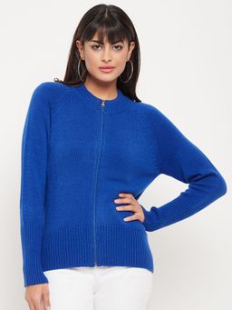 Madame - Solid Navy Blue Sweater