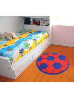 Saral Home - Microfiber Anti-Skid Bathmat - (Red, 60 x 60 cm)