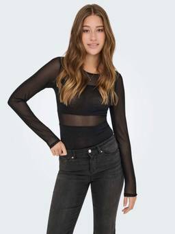 ONLY - Women Black Glitter Bodysuit