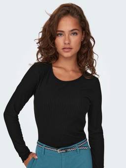 ONLY - Women Black Textured Top