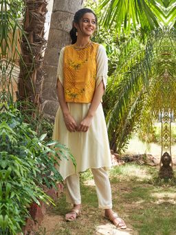 Aurelia - Yellow Gillet ivory Inner trousers (set Of 3)