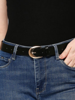 Twenty Dresses by Nykaa Fashion - Black A Stunning Edge Of Fashion Belt