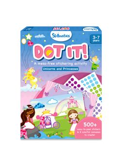 Skillmatics - Art Activity Dot it No Mess Sticker 8 Unicorn Princess Themed Pictures