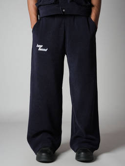 HOP HEAD - Navy Blue Knitdrip Sweatpant