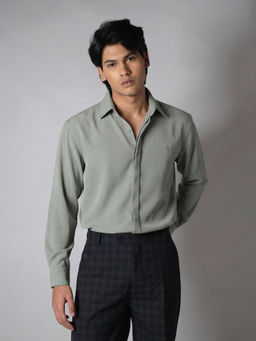 HOP HEAD - Green Polyester Shirt