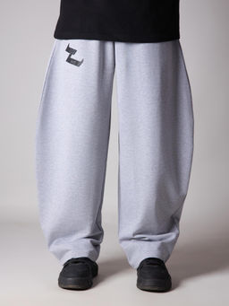 HOP HEAD - Grey Melange Extreme Baggy Basic Sweatpant