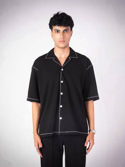 HOP HEAD - Black Polyester Shirt