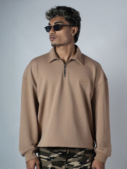 HOP HEAD - Hophead Men Khaki Solid Sweater