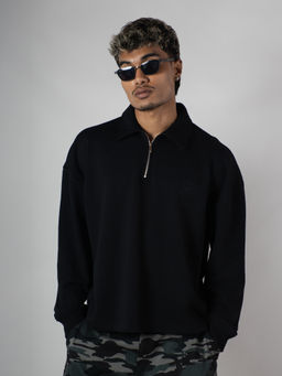 HOP HEAD - Hophead Men Black Solid Sweater