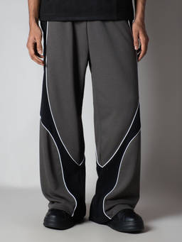 HOP HEAD - Charcoal Half Circle Sweatpant