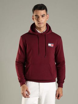 Tommy Hilfiger - Solid Regular Fit Cotton Hoodies