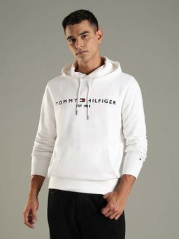 Tommy Hilfiger - Embroidered Logo Regular Fit Cotton Hoodies