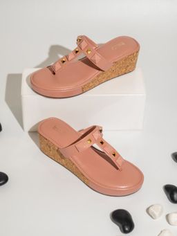 Inc.5 - Embellished Pink Wedges