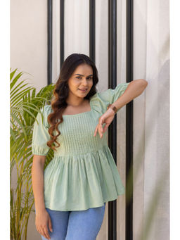 Polago Clothing - Lemon Green Cotton Top