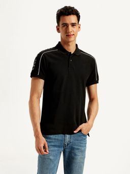 Levi's - Mens Typographic Print Slim Fit Polo T-Shirt