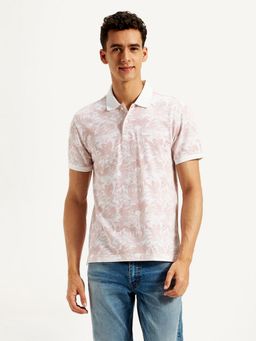 Levi's - Mens Floral Print Slim Fit Polo T-Shirt