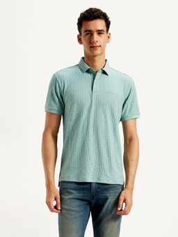 Levi's - Mens Geometric Print Slim Fit Polo T-Shirt