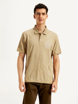 Levi's - Mens Abstract Print Slim Fit Polo T-Shirt