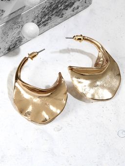 Kazo - Crescent Statement Hoops