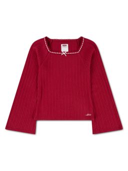 Levi's - Red Long Bell Sleeve Top