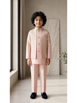 Ahhaaaa - Pink Kurta with Pant and Nehru Jacket