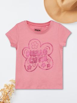 max - Pink Hello Kitty Printed T-Shirt
