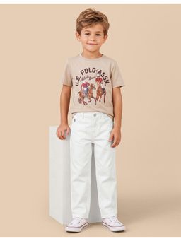 U.S. POLO ASSN. - Kids White Jeans