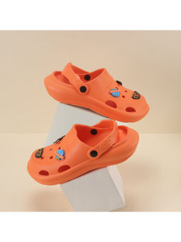 Walkway - Unisex Kids Orange Casual Clogs