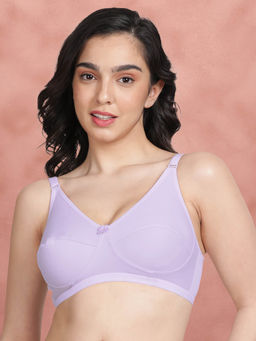 Shyaway - Susie BY Shyaway Lavender Fog Wirefree Seamed Everyday Bra