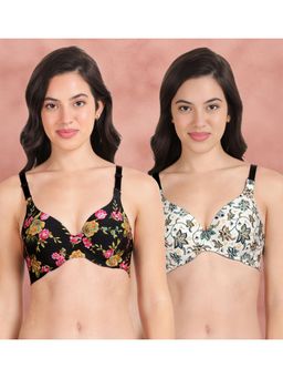 Shyaway - Broad Winged Seamless Multiway Wired T-Shirt Bras (Pack of 2)