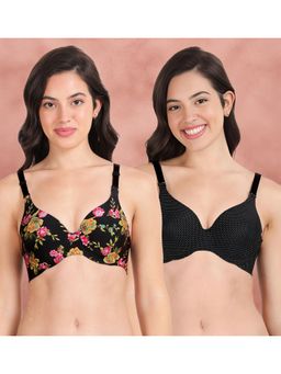 Shyaway - Broad Winged Seamless Multiway Wired T-Shirt Bras (Pack of 2)