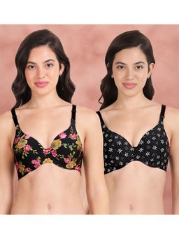 Shyaway - Broad Winged Seamless Multiway Wired T-Shirt Bras (Pack of 2)