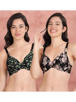 Shyaway - Broad Winged Seamless Multiway Wired T-Shirt Bras (Pack of 2)