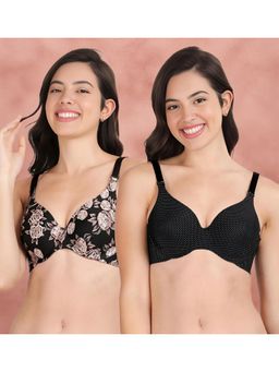 Shyaway - Broad Winged Seamless Multiway Wired T-Shirt Bras (Pack of 2)