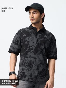 The Souled Store - Oversized Polo: Grunge Men Oversized Polo