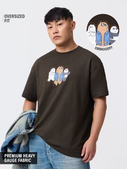 The Souled Store - Official We Bare Bears: Cooligans Men Oversized T-Shirt