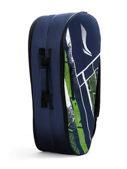 Li-Ning - Raider Max Double Zipper Polyester Badminton Kit Bag (Blue)