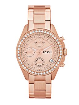 Fossil - Decker Rose Gold Strap Casual Watch Es3352