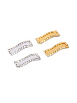 Laida - 4 - 2 Gold and 2 Silver Tic Tac Pins