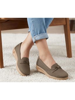 Aroom - Brown Stylish Comfort Loafers for Women