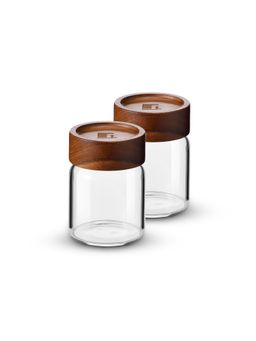 Bergner - Acadia Borosilicate Glass Jar 200 Ml (Pack of 2)