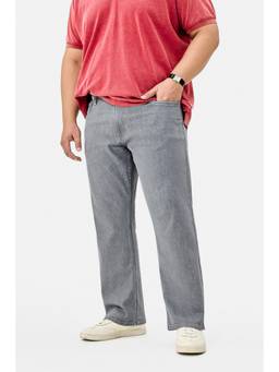 Snitch - Grey Denim Straight Casual Jeans for Men