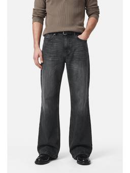 Snitch - Black Washed Flared Casual Jeans for Men