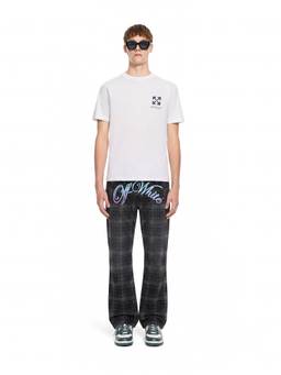 OFF-WHITE - Men's Jeans - CHECK JAQUARD