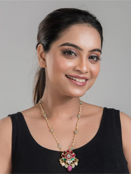 Silk Petalss - Koyel Kundan Jewellery Necklace