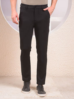CRIMSOUNE CLUB - Men's Black Classic Trousers