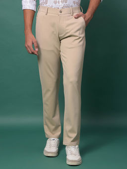 CRIMSOUNE CLUB - Men's Beige Trousers